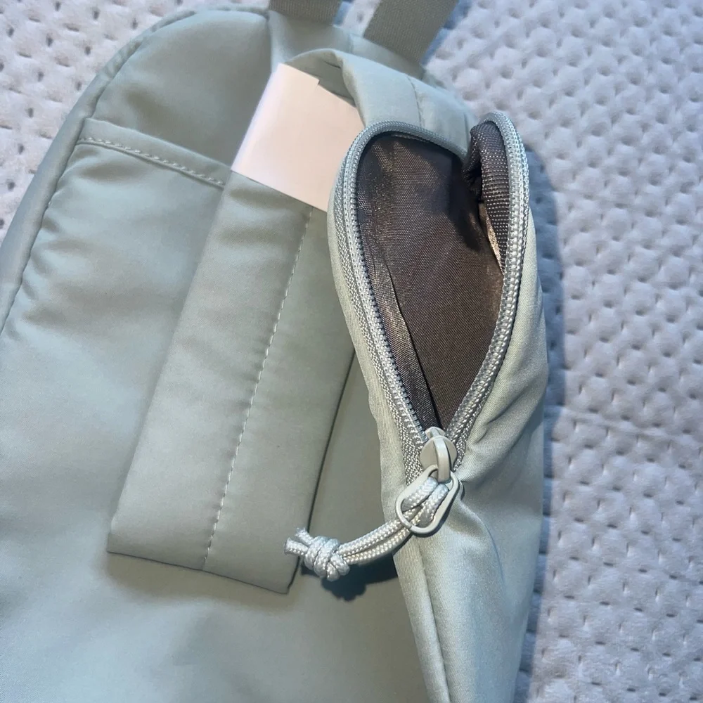 Adidas  Women’s Essentials 3 Sling Crossbody Bag Adjustable Strap | Sage Green - Picture 10 of 12